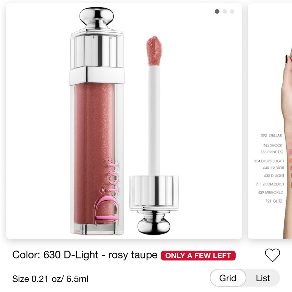 NIB Dior Addict stellar gloss in 630 D-light